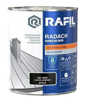 shumee RAFIL Radach strešna barva črna, globoko sijajna 0,75 l
