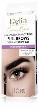DELIA DELIA Eyebrow Expert Full Brows gel za zgoščevanje obrvi 1.0 črna 7 ml