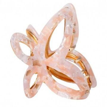 shumee Kovinska sponka za lase ECARLA Metulj biserno roza SP237R