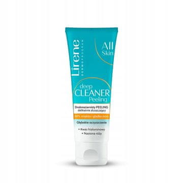 shumee LIRENE piling za vse tipe kože z drobnimi zrni in nežnim pilingom 75 ml