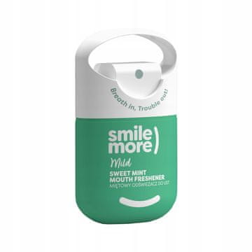 shumee HISKIN Smile More) Osvežilni sprej za usta Blaga sladko-metina zelena 20 ml