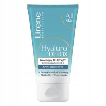 shumee LIRENE vlažilni čistilni gel za vse tipe kože z mikrokapsulami vitamina E 150 ml