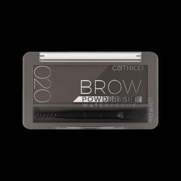 shumee CATRICE set pudrov za obrvi WTP 020 pepelnato rjava 4 g