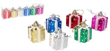 shumee PLASTIČNE KROGLE ZA BOŽIČNO DEKORACIJO, DARILO, 6 KOSOV