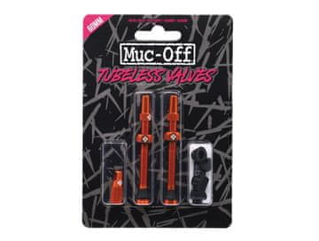 shumee Muc-Off Tubeless ventili 60 mm oranžni