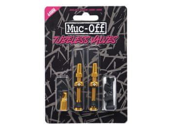 shumee Komplet ventilov za brezzračnice Muc-Off V2 44 mm zlate barve