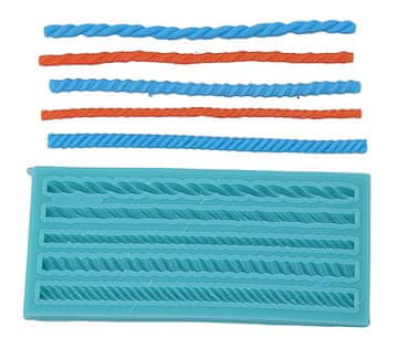 Silikonski kalup za sladkorno pasto 3D ROPE