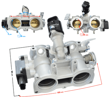 shumee Dušilna loputa VOGE 500DS / 500AC