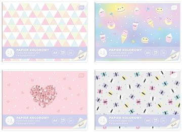 shumee Zvezek iz pastelnega papirja A4/10K (10 kosov)