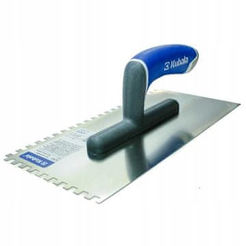 Kubala KUBALA Zobčana gladilka iz nerjavečega jekla 130x270mm 6x6mm 0262