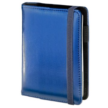 shumee Modri imenik A4 z zamenljivim vložkom in elastičnim zapiranjem 42B