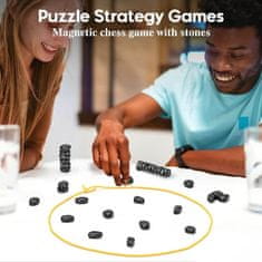 Smania MagField magnetna igra s kamni, strateška družabna igra z magneti, zabavni magnetni izziv za vso družino