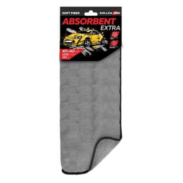 Zollex Krpa iz mikrovlaknen dvojna profesionalna siva 40*40 cm,1200 g/m2