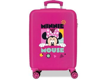 Joummabags Majhen kovček Minnie Mouse Geometric Cabin Case Pink, 55x38x20cm, 34L, 4021145 (majhen)