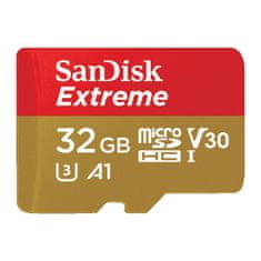 SanDisk Extreme microSD UHS-I 32GB (SDSQXAF-032G-GN6AA) spominska kartica