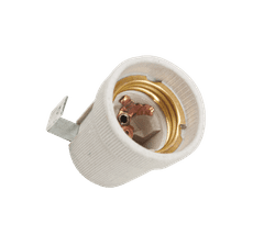 ELMARK keramično grlo E27 z nosilcem