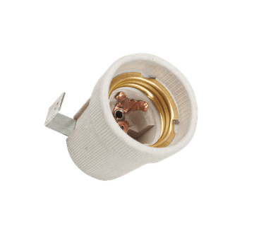 ELMARK keramično grlo E27 z nosilcem