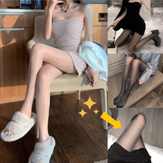 VIVVA® Bleščeče najlonske nogavice (3 kosi), elastične in udobne | PERLANKE Bež L/XL