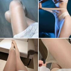 VIVVA® Bleščeče najlonske nogavice (3 kosi), elastične in udobne | PERLANKE Bež L/XL