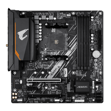 Gigabyte B550M AORUS ELITE AX osnovna plošča, AM4, DDR4, WIFI6E, mATX