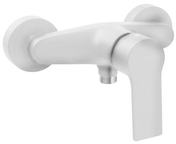 SAPHO PAX Stenska Tuš Armatura, Bela Mat, Medenina, 142mm