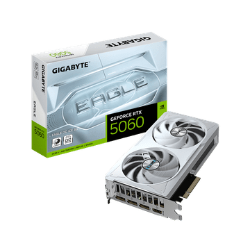 Gigabyte GeForce RTX 5060 EAGLE OC ICE 8G grafična kartica, 8GB GDDR7 (GV-N5060EAGLEOC ICE-8GD)