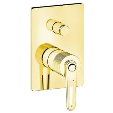 SAPHO BEBÉ Vgradna pršna armatura, 2 iztoka, zlata finishing