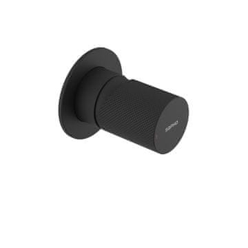 SAPHO ULTRATAP Podometna Tuš Baterija, Mat Črna Zlata, 1 Izstop