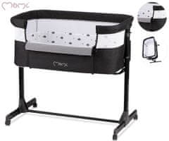 MoMi Posteljica REVO, temno siva