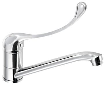 AQUALINE AQUALINE Kuhinjska Pipa s Stojalom, Medicinska Ročica, Kromirana