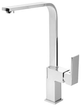 SAPHO Kuhinjska stoječa armatura SAPHO FRACTO, kromirana, rotacijski izliv