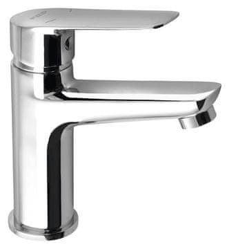 Bruckner SCHMITZ Stoječa Okrogla Umyvadlová Armatura, Kromirana Medenina