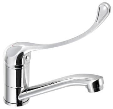 AQUALINE AQUALINE Medicinska Umyvadlová Baterija z Otočno Hubico, Chrome Finish