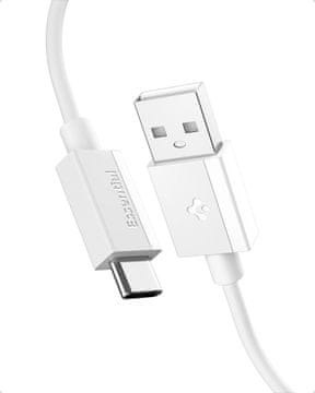 Spigen Osnovni kabel USB A do USB C 60W, bel EB6010AC