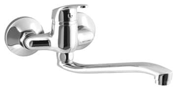 AQUALINE AQUALINE LOTTA 35 krom, stenska pipeta, 100mm, vrtljivo plosko ročico