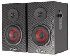 Genesis Helium 200 2.0 stereo zvočniki, leseni, 20 W