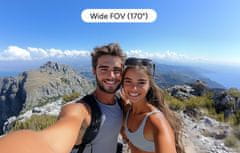 SJCAM C110 PLUS akcijska športna kamera, 4K, 6-osna stabilizacija, WIFI, bela