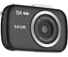 SJCAM ZV100 digitalni fotoaparat, 5K Ultra HD+, 80MP, mikrofon, zvočnik, črni