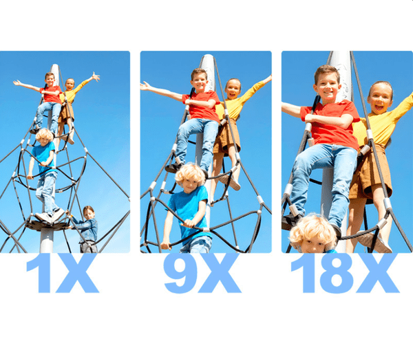 18× digitalni zoom in vgrajena bliskavica