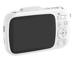 SJCAM ZV100 digitalni fotoaparat, 5K Ultra HD+, 80MP, mikrofon, zvočnik, beli