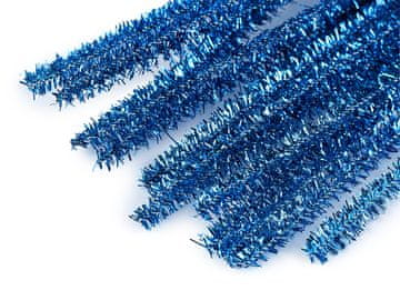 Lasnata lurex žica Ø6 mm dolžine 30 cm - modra turkizna (10 kosov)