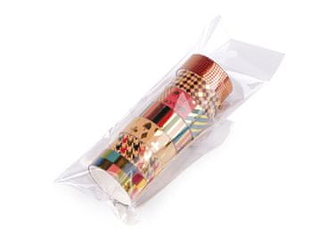 Dekorativni lepilni trak širine 15 mm - mešanica naključno zlata (7 kosov)