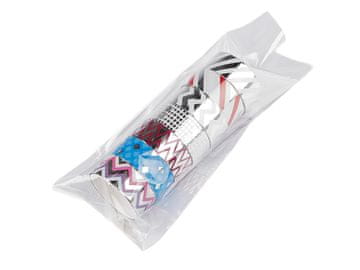 Okrasni lepilni trak širine 15 mm - mešanica naključnih srebrnih (7 kosov)