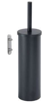 Gedy Črna Mat Viseča WC Ščetka z Lift&Clean Sistemom - FLIP