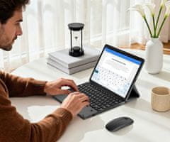 Blackview ENO 10 magnetna tipkovnica z ovitkom, 78 tipk, Touchpad, Bluetooth, črna