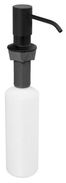 SAPHO MILA Vgradni Dozator Mila, Okrogla Mat Črna
