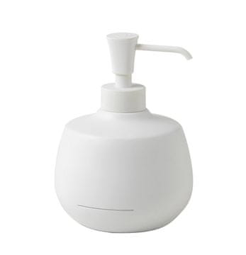 Gedy Eleganten Samostoječ Belo Mat KIRA Dávkovač Mýdla (104x420 mm) - Poliresin