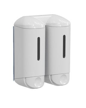 SAPHO MARPLAST Dvojni Dispenser Mila, Bela, 2x170ml