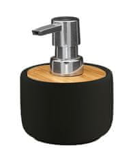 Ridder RIDDER Samostoječ razpršilnik za milo FANCY, črna keramika, bambus