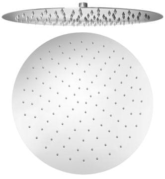 SAPHO Eleganten Slim Ovalni Vgradni Pomivalnik, 400mm, Nerjaveče Jeklo Visok Sijaj